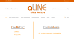 Desktop Screenshot of alineofficefurniture.ie